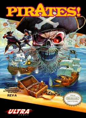 Pirates! (USA) box cover front